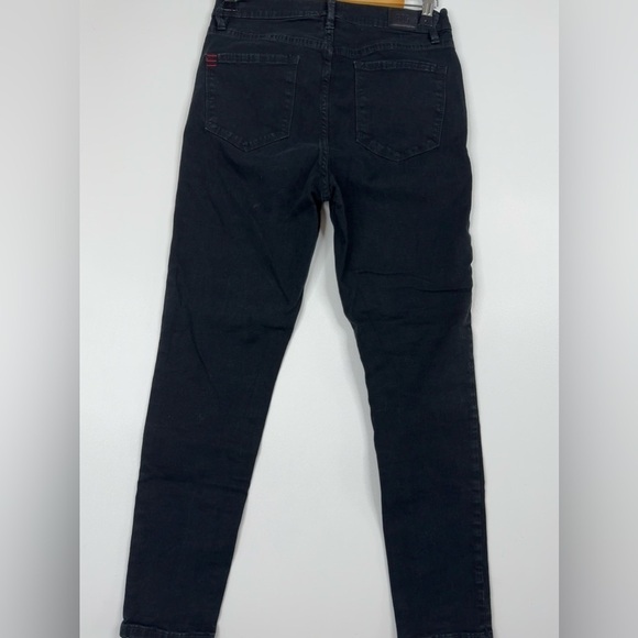 BDG Twig High Rise Crop Light Stretch Skinny Black Jeans Womens 28/6 - Picture 6 of 11